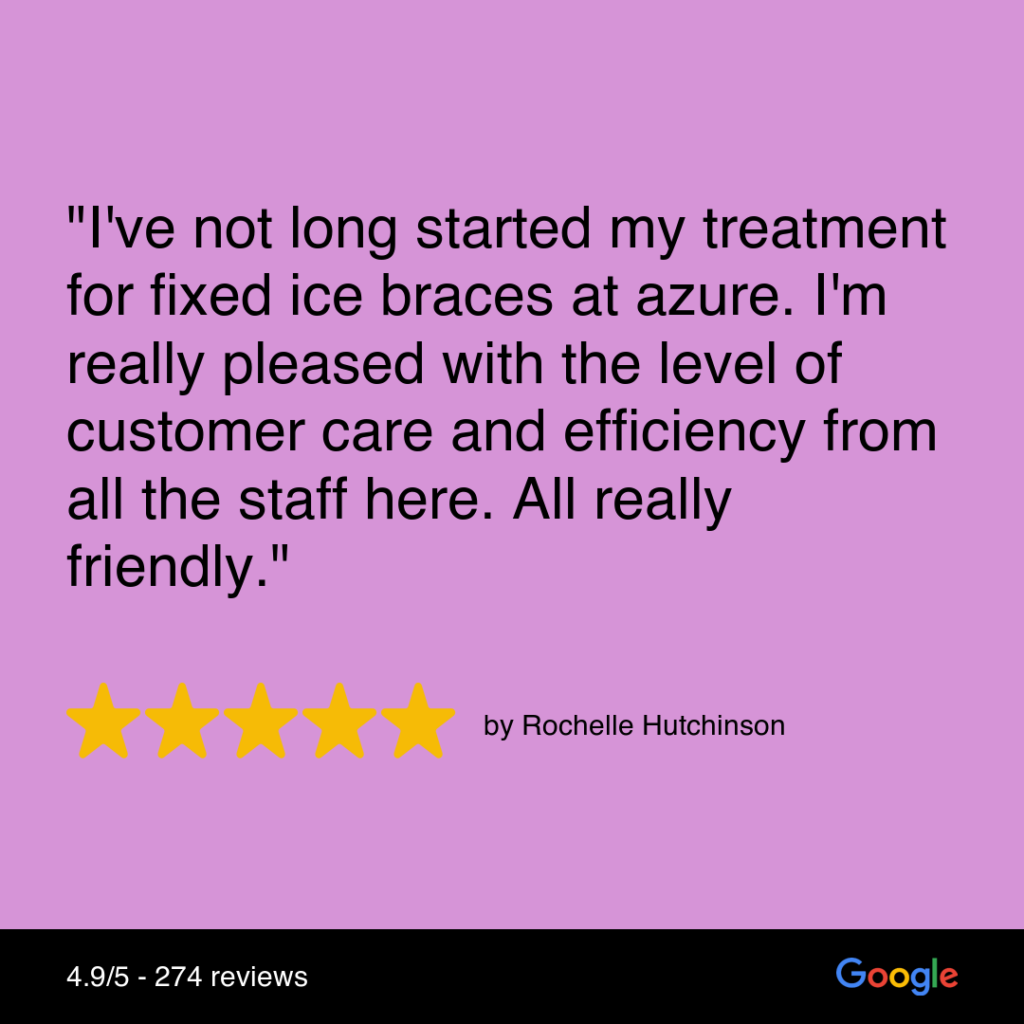 Ice brace written testimonial