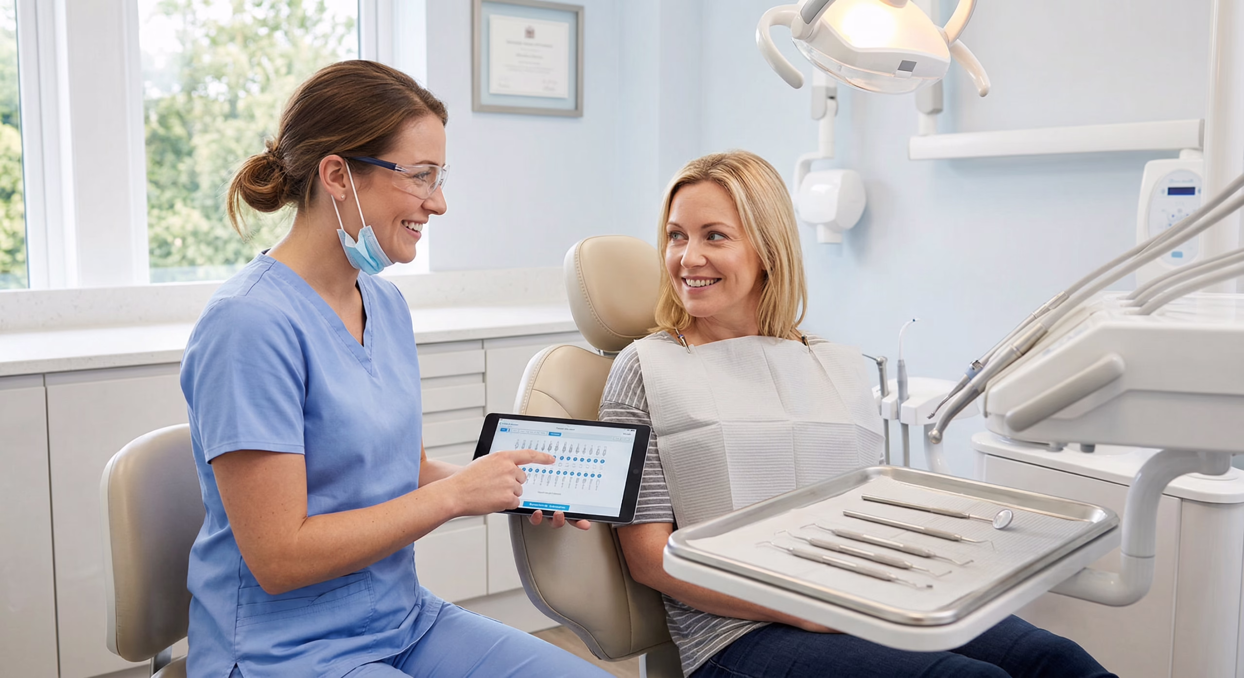 Professional teeth cleaning and gum care at Azure Dental