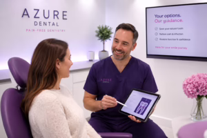 Root canal vs extraction consultation at Azure Dental in Formby
