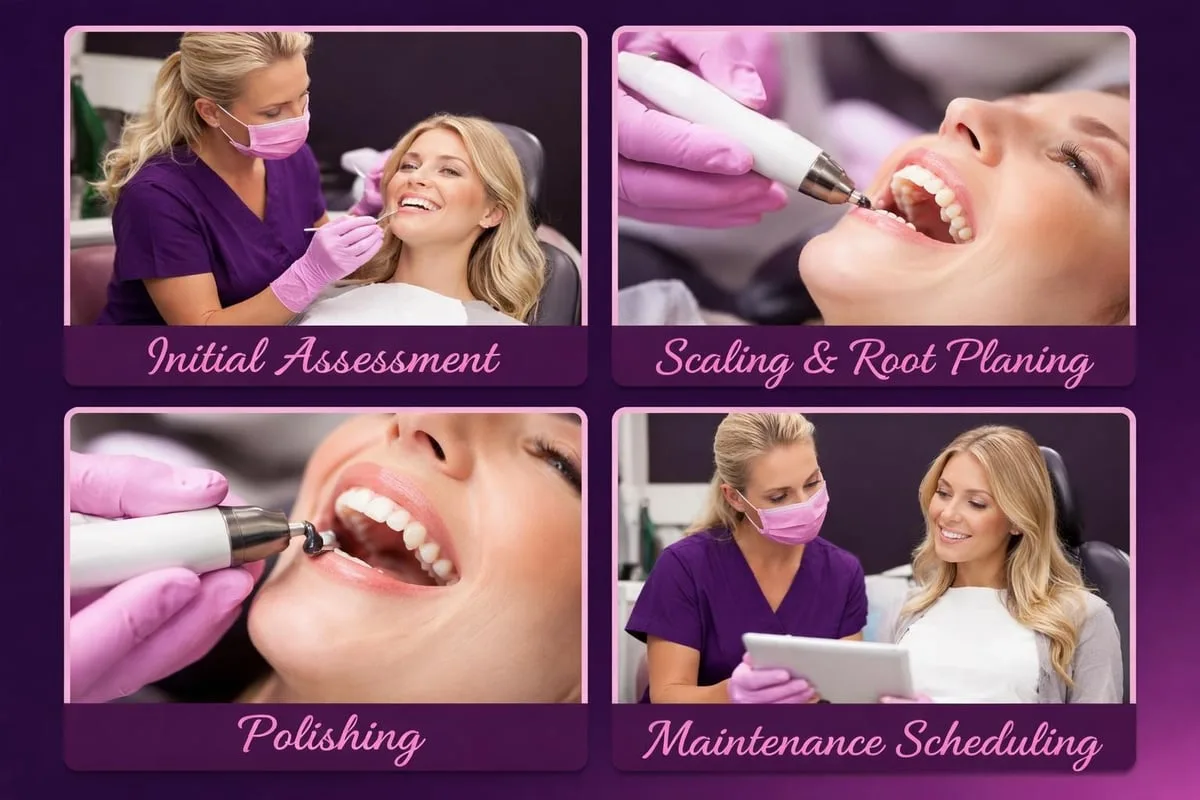 Dental hygiene treatment progression