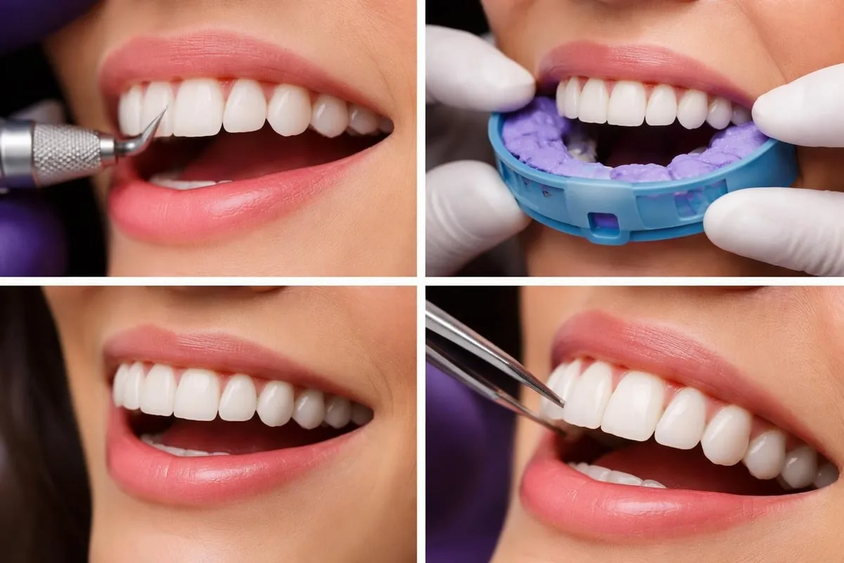 Traditional veneer placement process