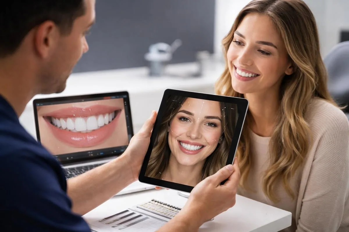 Digital smile design process