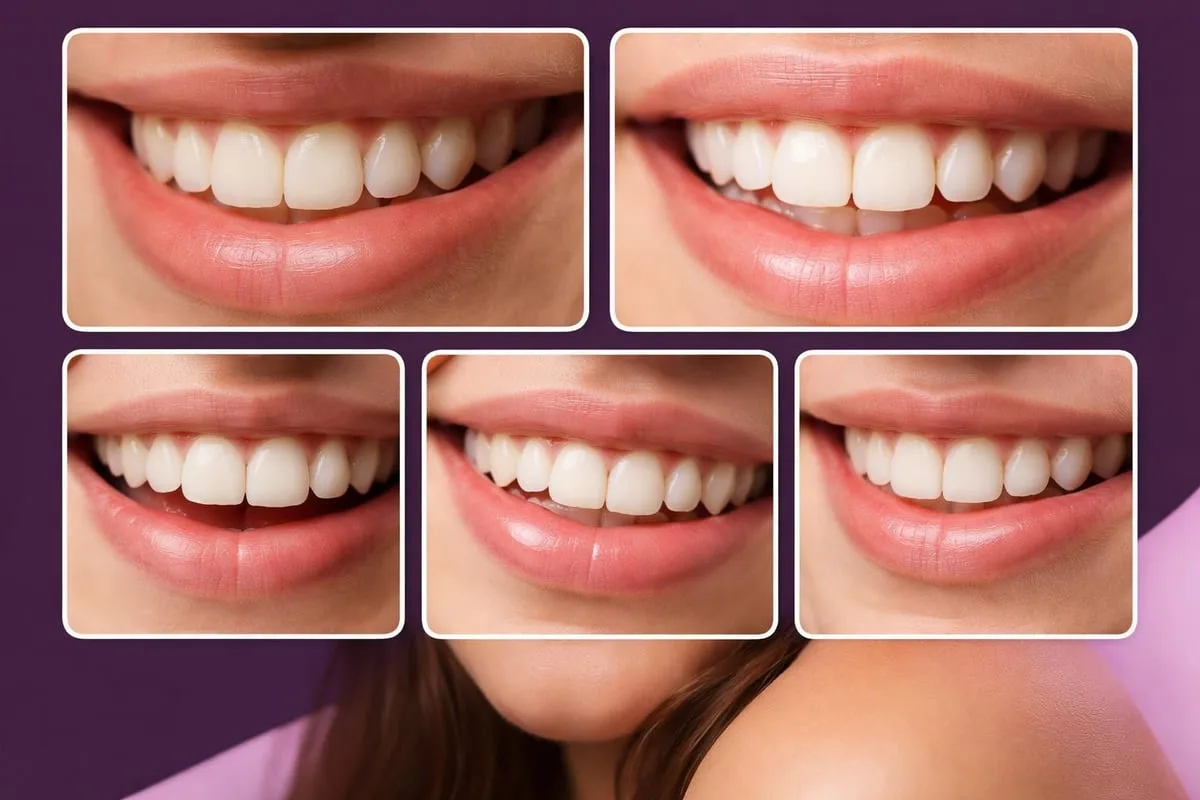 Cosmetic issues corrected by veneers