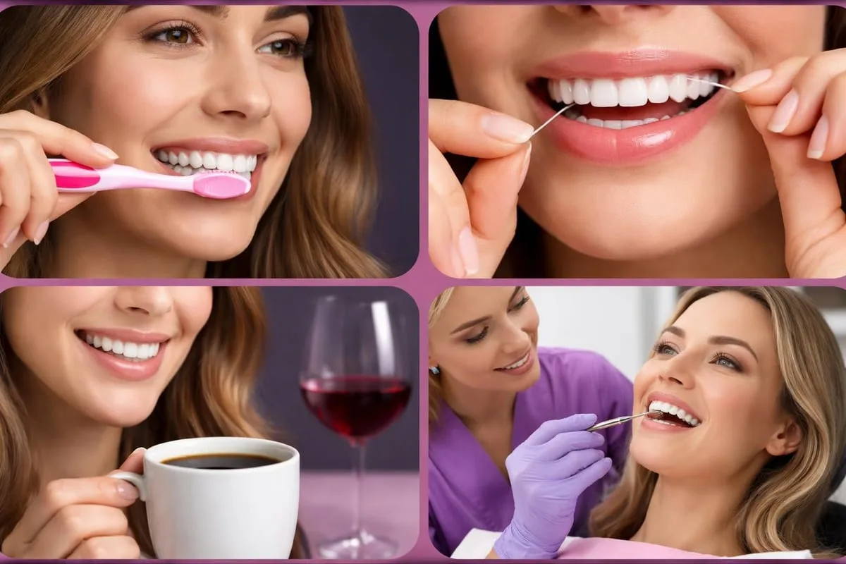 Bonded teeth maintenance